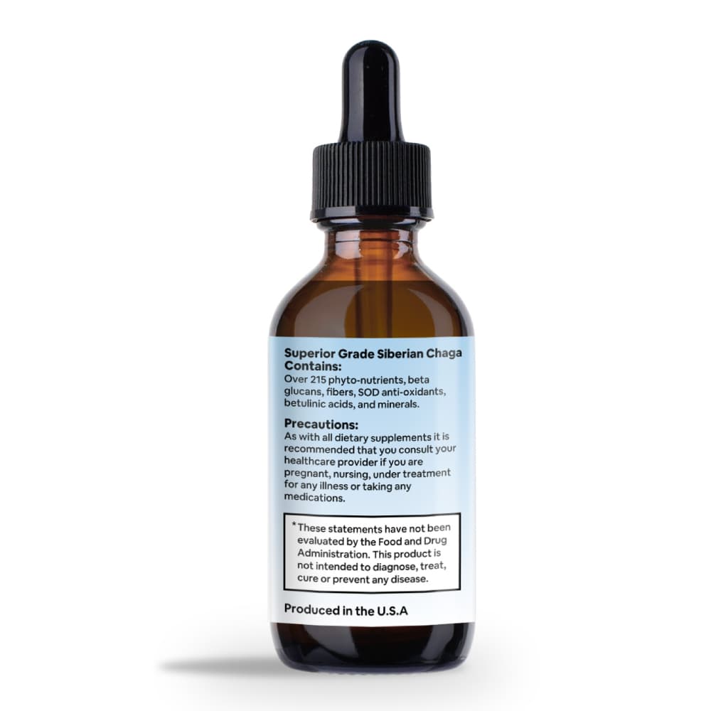 Siberian Chaga Mushroom Tincture Extract product photo