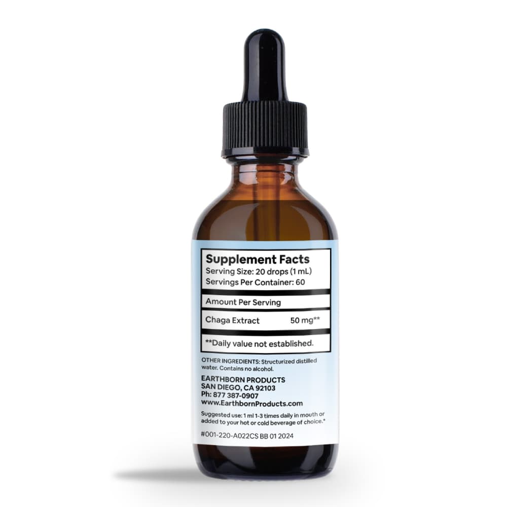Siberian Chaga Mushroom Tincture Extract product photo