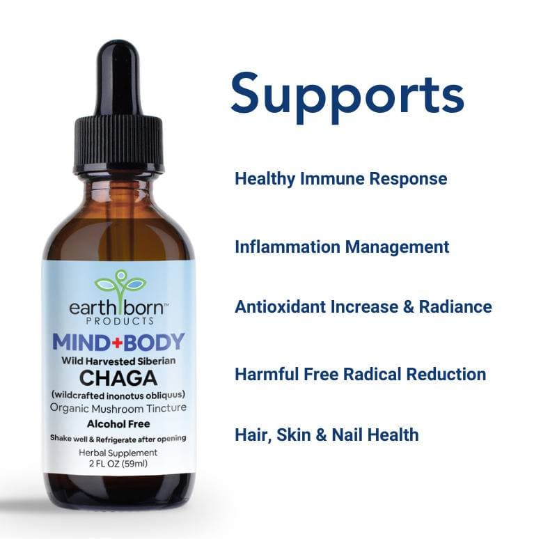 Siberian Chaga Mushroom Tincture Extract product photo
